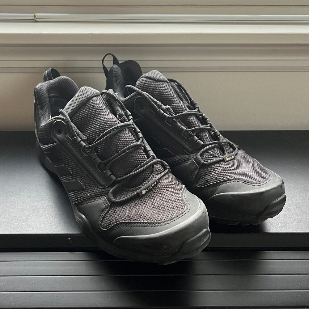 Adidas Terrex AX3 Gore-Tex Hiking Trail Everyday Black Shoes Men's 10.5